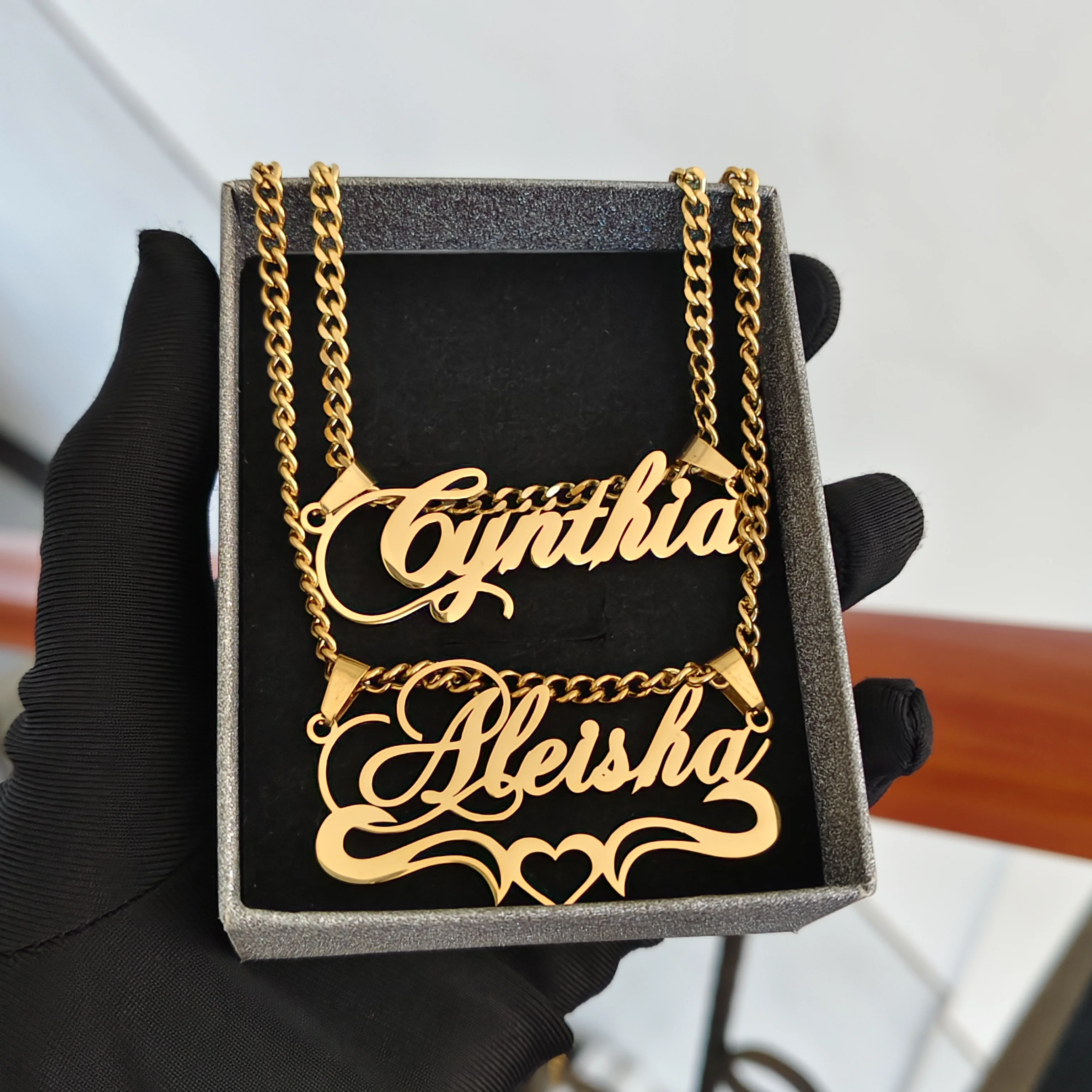 DHQH Customized Name Adjustable Necklace Personalized Letter Detachable Pendant Necklace Birthday Gift Manufacturer Direct Sales
DHQH Customized Name Adjustable Necklace Personalized Letter Detachable Pendant Necklace Birthday Gift Manufacturer Direct Sales