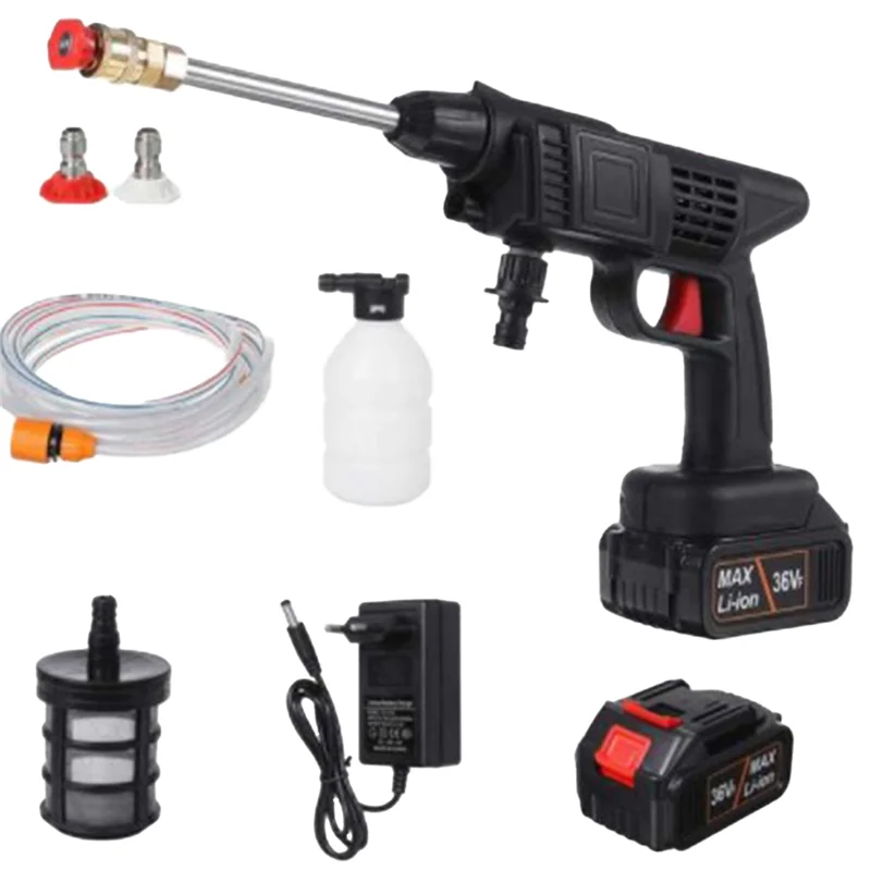 Wireless Car Washer Lithium Electric Car Washer High Voltage Portable Electric Household Car Washer EU Plug
Wireless Car Washer Lithium Electric Car Washer High Voltage Portable Electric Household Car Washer EU Plug