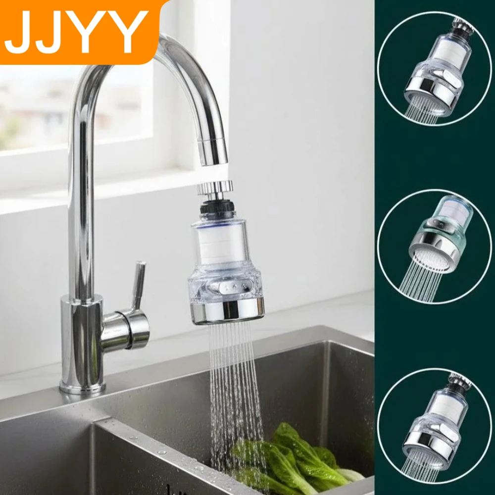 360° Rotating Nozzle Mixer Faucet Aerator 3 Modes Pressurized Spray Water Saving Kitchen Bubble Diffuser
360° Rotating Nozzle Mixer Faucet Aerator 3 Modes Pressurized Spray Water Saving Kitchen Bubble Diffuser