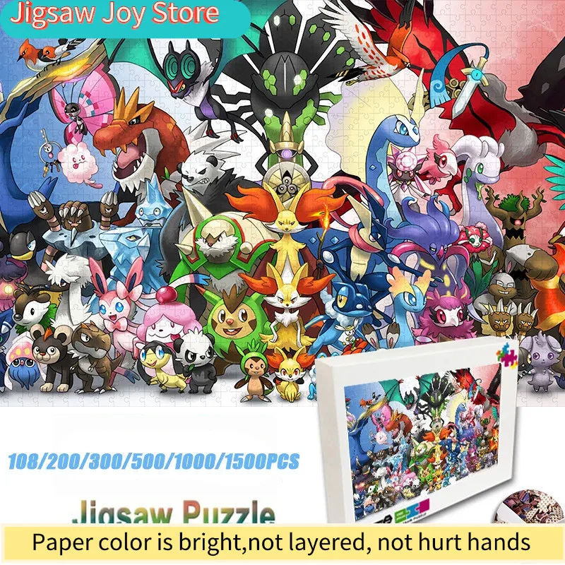 Пазлы с персонажами Покемонов: развивающие игрушки-головоломки для самостоятельной сборки, мультяшные, развивающие интеллект, серия B
Пазлы с персонажами Покемонов: развивающие игрушки-головоломки для самостоятельной сборки, мультяшные, развивающие интеллект, серия B