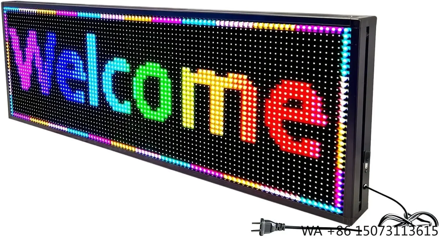 Indoor Outdoor P10 Full Color LED Screen Scrolling Text Display for Retail Entrances SDK Supported
Indoor Outdoor P10 Full Color LED Screen Scrolling Text Display for Retail Entrances SDK Supported