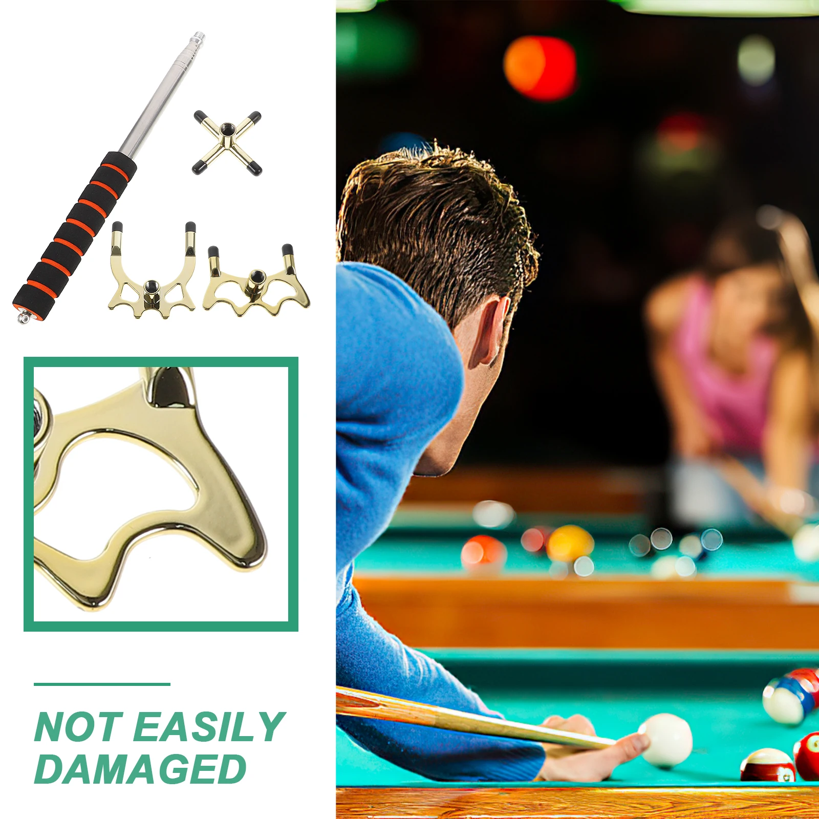 1 Set Snooker Bridge Metal Stick Holder Billiards Cue Stand For Pool Table High Portable Durable Pool Cue Accessories Reusable
1 Set Snooker Bridge Metal Stick Holder Billiards Cue Stand For Pool Table High Portable Durable Pool Cue Accessories Reusable