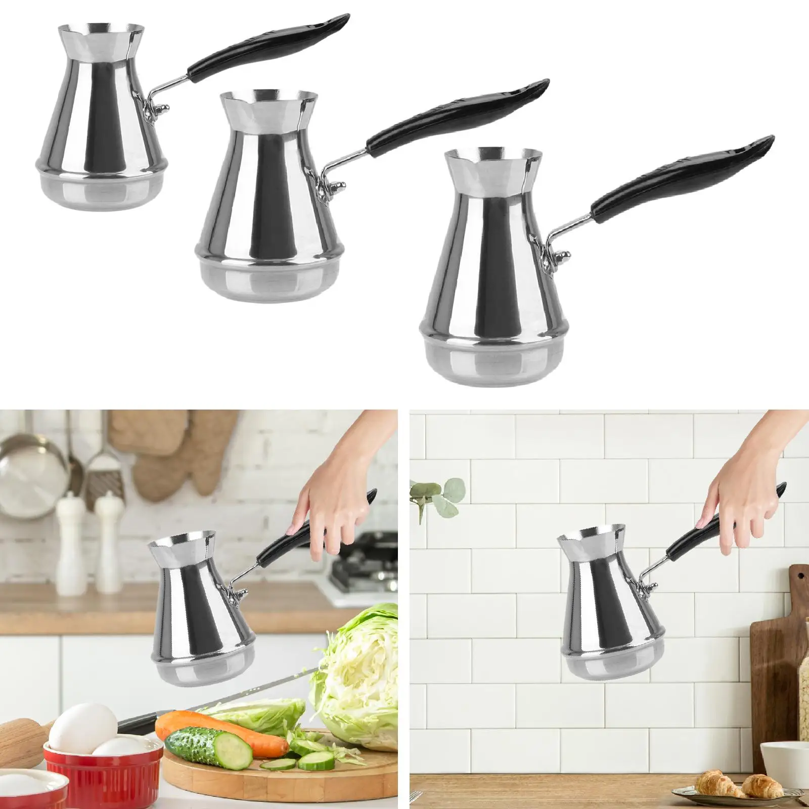 Coffee Pot Coffee Mug Stainless Steel Multifunctional Easy to Clean Teapot Melting Jug for Bar Restaurant Kitchen Office Home
Coffee Pot Coffee Mug Stainless Steel Multifunctional Easy to Clean Teapot Melting Jug for Bar Restaurant Kitchen Office Home
