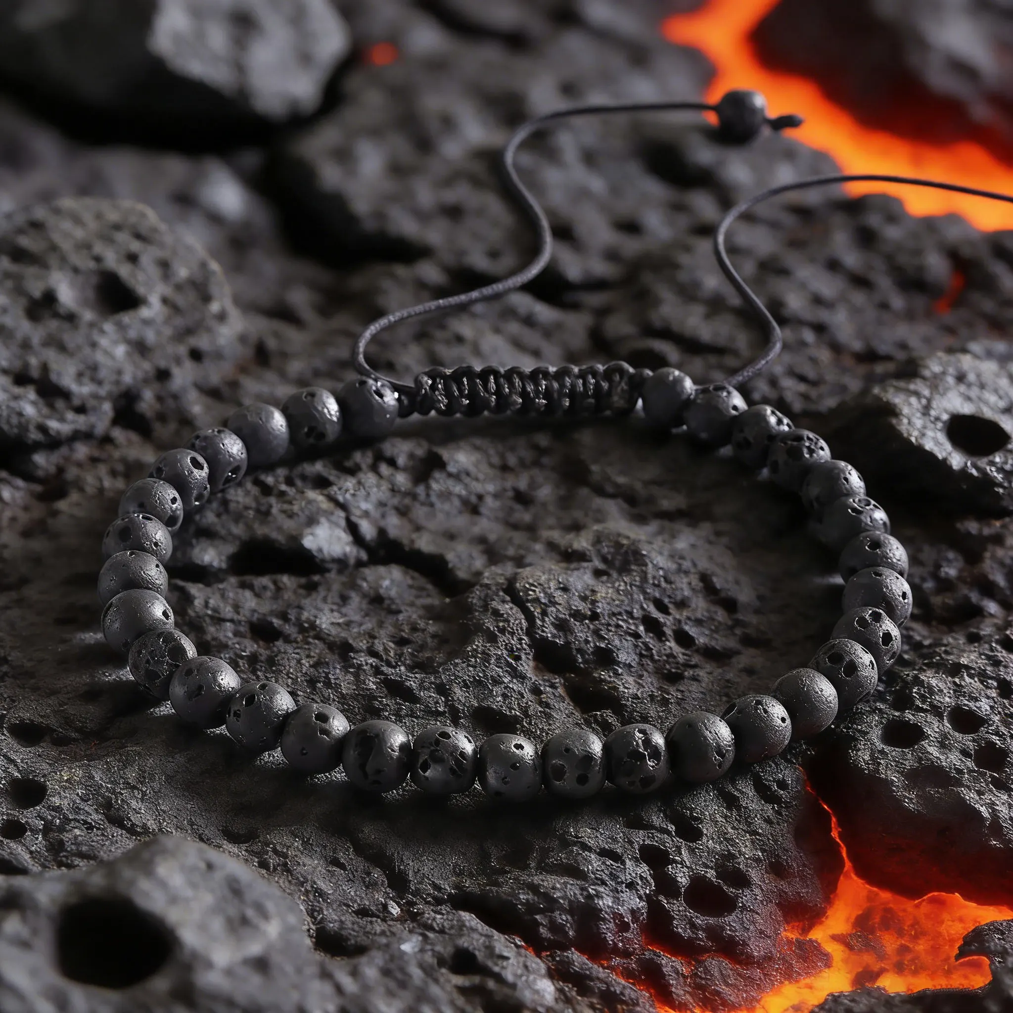 Natural Volcanic Stone Energy Bracelet Handwoven Yoga Bracelet Adjustable 6mm Bracelet for Men Women Elegant Jewelry Gift
Natural Volcanic Stone Energy Bracelet Handwoven Yoga Bracelet Adjustable 6mm Bracelet for Men Women Elegant Jewelry Gift