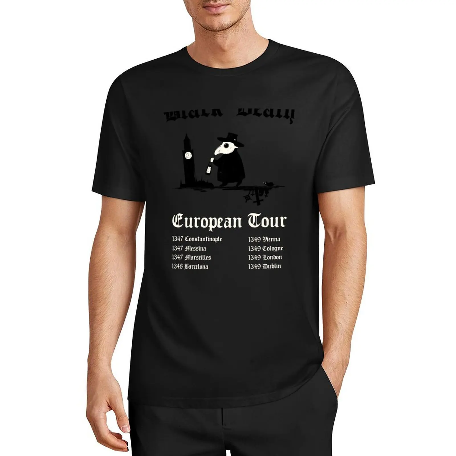 Black Death - European Tour T-Shirt designer shirts man t shirt summer tops slim fit t shirts for men
Black Death - European Tour T-Shirt designer shirts man t shirt summer tops slim fit t shirts for men