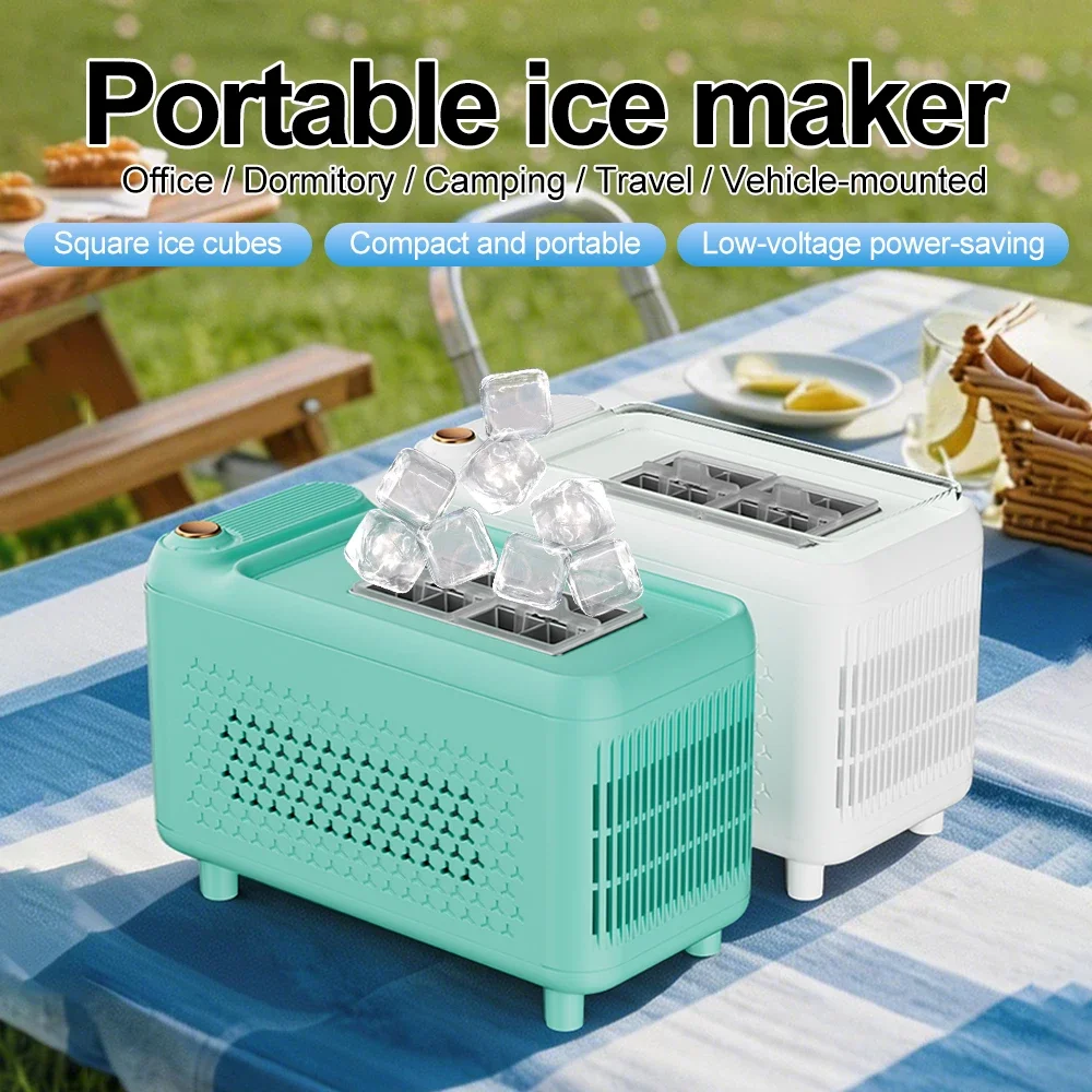12V Portable Small Ice Maker Mini Convenient Home Dormitory Office Camping Car Cube Ice Automatic Ice Making Box ice machine
12V Portable Small Ice Maker Mini Convenient Home Dormitory Office Camping Car Cube Ice Automatic Ice Making Box ice machine