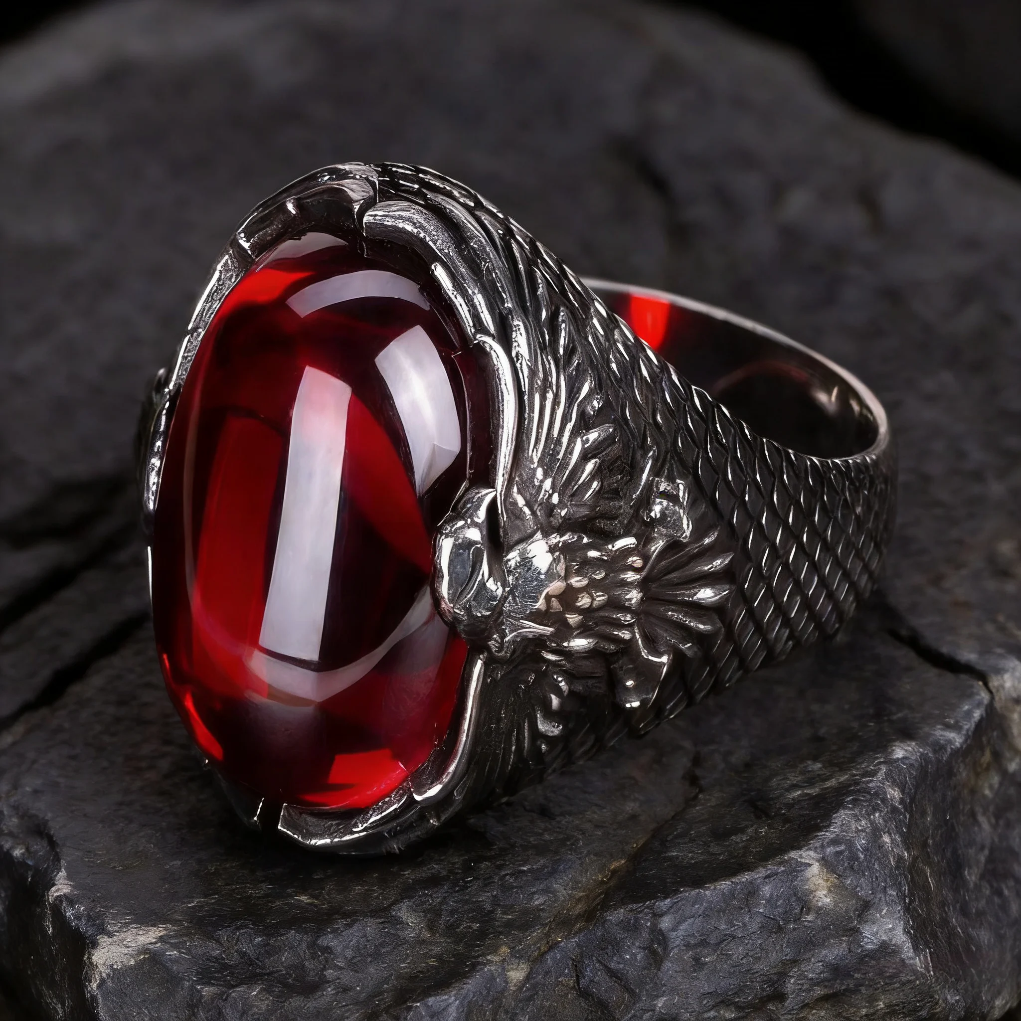 Retro Ruby Punk Exaggerated Alloy Men's Ring Hip Hop Cool Stylish Finger Ring Fashionable Jewelry Accessory for Men
Retro Ruby Punk Exaggerated Alloy Men's Ring Hip Hop Cool Stylish Finger Ring Fashionable Jewelry Accessory for Men