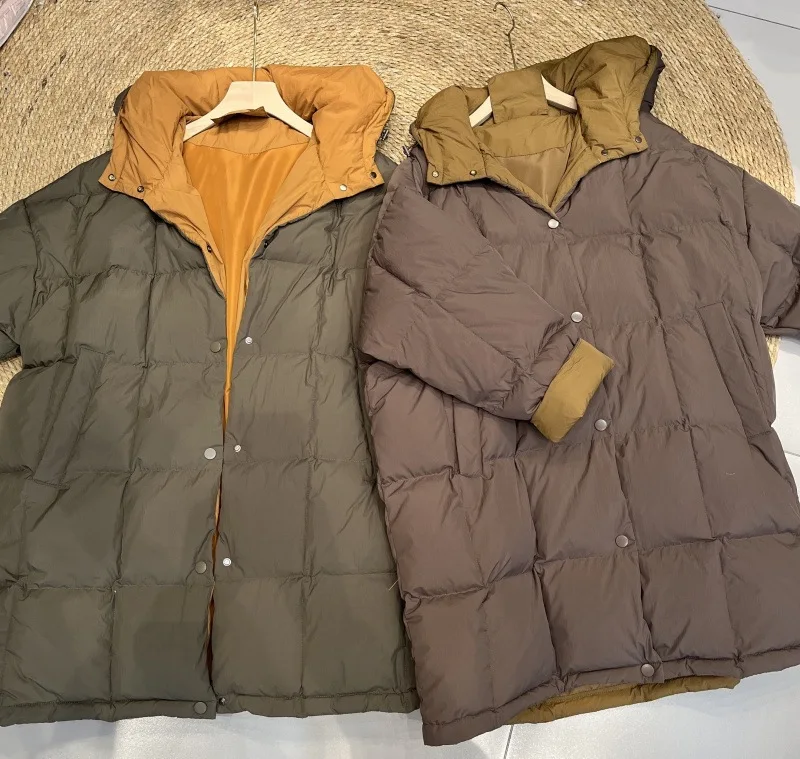 2026 Winter Women's Down Jacket Loose Hooded Color Contrasting Style Overcomes
2026 Winter Women's Down Jacket Loose Hooded Color Contrasting Style Overcomes