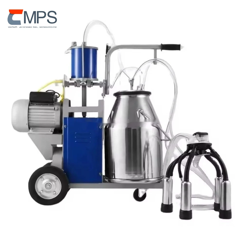Electric Cow Milker 10-12 Cows/Hour - 25L Stainless Steel Bucket Milking Machine, Commercial Dairy Farm Equipment
Electric Cow Milker 10-12 Cows/Hour - 25L Stainless Steel Bucket Milking Machine, Commercial Dairy Farm Equipment