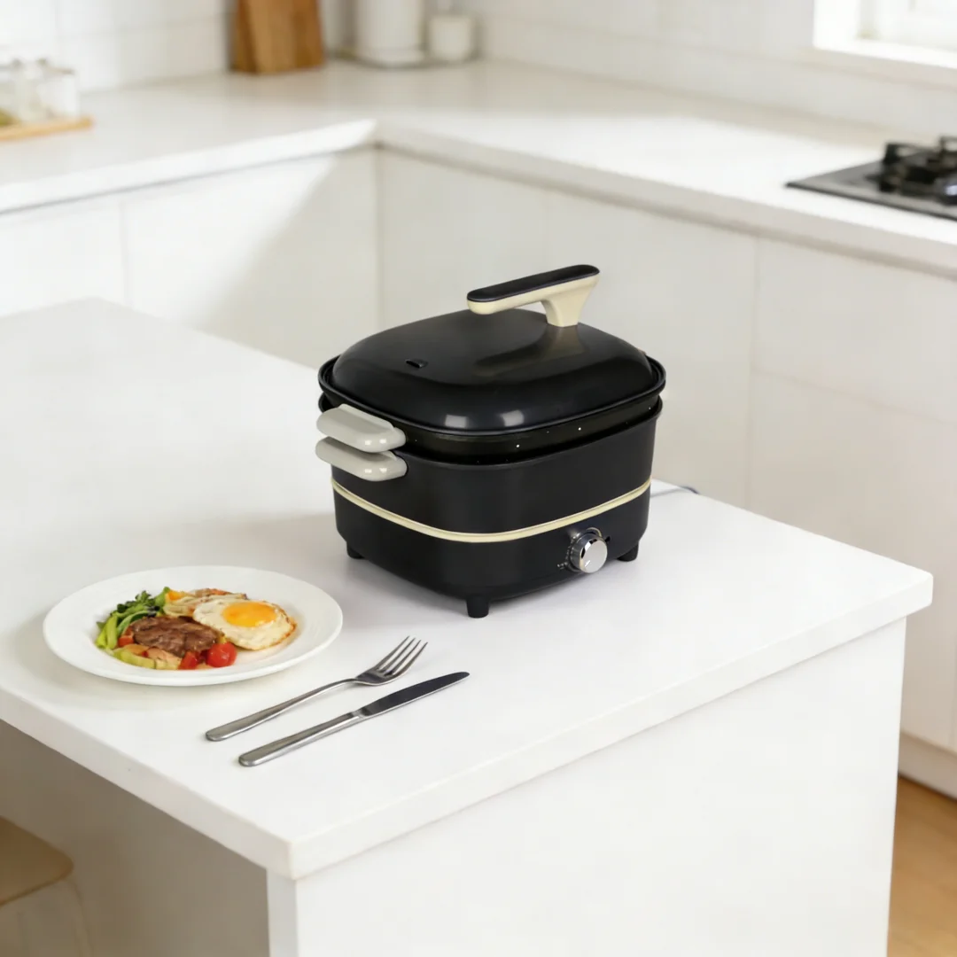 Mitcmolard Best Seller Electric Hot Pot Cooker Durable Grill Pan Non-Stick Electric Skillet For Hotel Multipurpose Fry Pan
Mitcmolard Best Seller Electric Hot Pot Cooker Durable Grill Pan Non-Stick Electric Skillet For Hotel Multipurpose Fry Pan