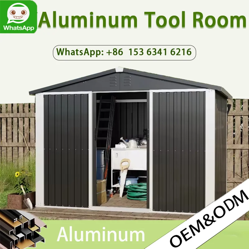Garden multi-functional tool room, shed tool room, outdoor sliding door warehouse
Garden multi-functional tool room, shed tool room, outdoor sliding door warehouse