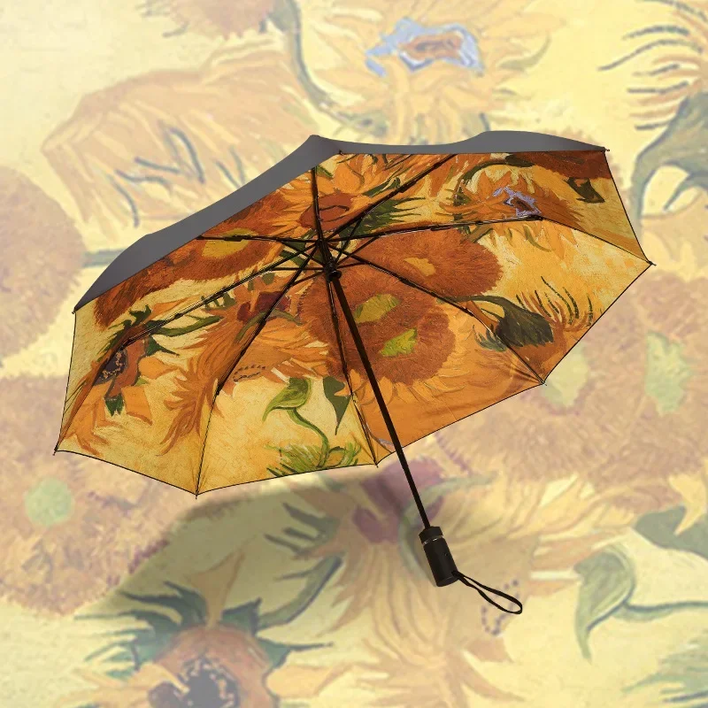Full Automatic Umbrella Oil Painting Creative Sun&rain Umbrella Windproof Strong Stand Ombrello Pioggia
Full Automatic Umbrella Oil Painting Creative Sun&rain Umbrella Windproof Strong Stand Ombrello Pioggia