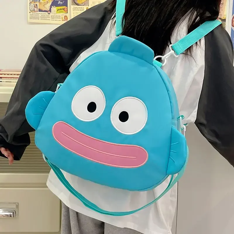 Hangyodon Anime Kawaii Sanrio Ins Fashion Shoulder Backpack Cute Cartoon Children Large Capacity Storage Bag Gifts for Girls
Hangyodon Anime Kawaii Sanrio Ins Fashion Shoulder Backpack Cute Cartoon Children Large Capacity Storage Bag Gifts for Girls