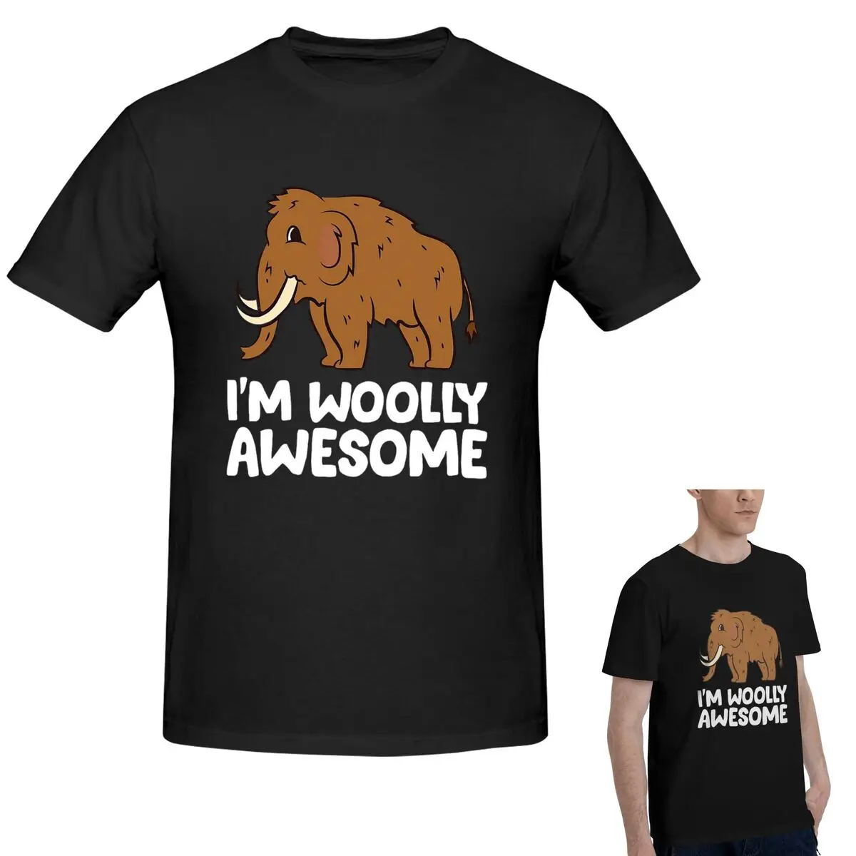 100% Cotton I'm Woolly Awesome Cute Woolly Mammoth T-Shirt Men's Classic Oversized T Shirt Men O-Neck Summer Shirts Tops S-6XL
100% Cotton I'm Woolly Awesome Cute Woolly Mammoth T-Shirt Men's Classic Oversized T Shirt Men O-Neck Summer Shirts Tops S-6XL