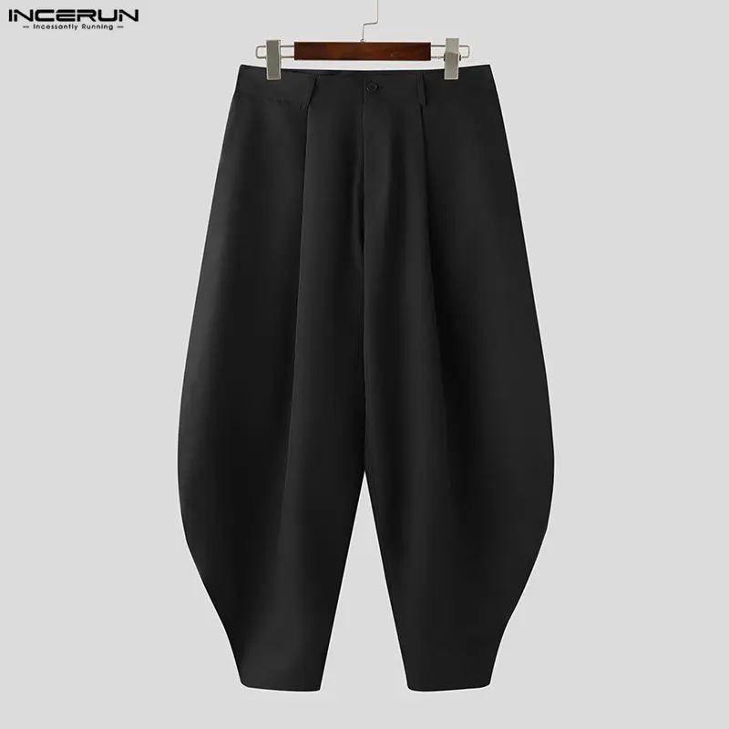 Мужские брюки INCERUN: однотонные джоггеры на пуговицах, свободные повседневные широкие брюки, уличный стиль, модные длинные брюки для отдыха, модель 2026 года
Мужские брюки INCERUN: однотонные джоггеры на пуговицах, свободные повседневные широкие брюки, уличный стиль, модные длинные брюки для отдыха, модель 2026 года