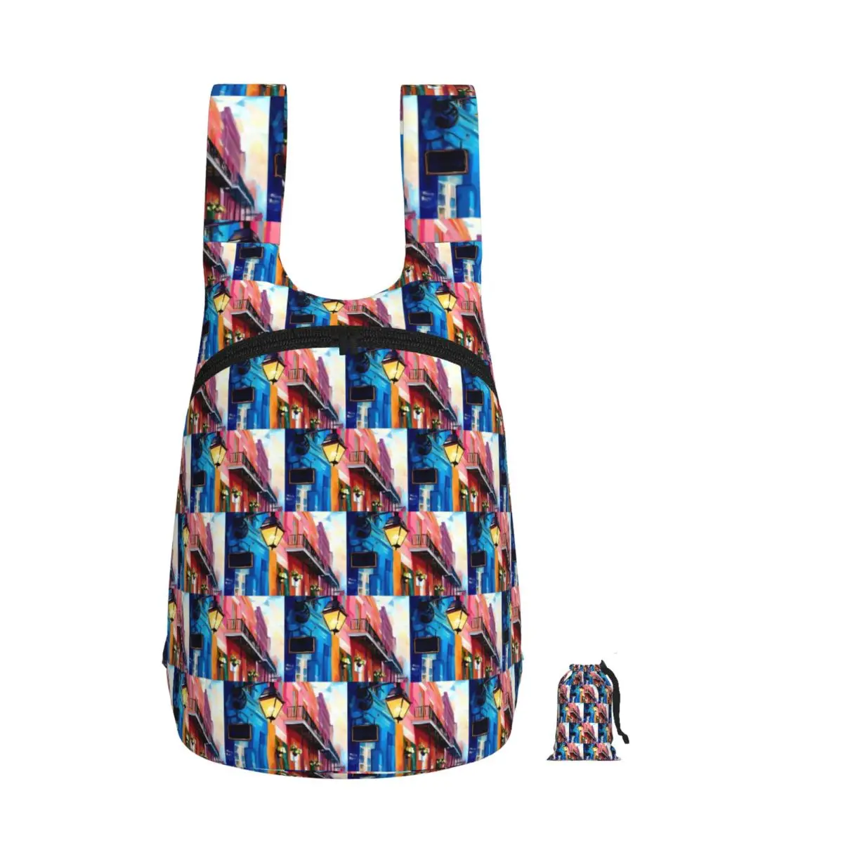 New Orleans Vibrant Architecture Backpack Student Storage BookBag Children School Bag Laptop Shoulder Bags for Boys Girls
New Orleans Vibrant Architecture Backpack Student Storage BookBag Children School Bag Laptop Shoulder Bags for Boys Girls