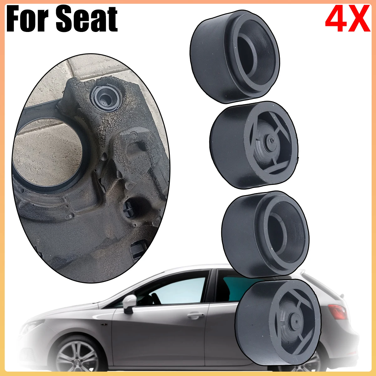 4X Engine Cover Rubber Mounting Bush For Seat Leon IBIZA Protective Under Guard Plate Clip Grommet Support Bungs Replacement Kit
4X Engine Cover Rubber Mounting Bush For Seat Leon IBIZA Protective Under Guard Plate Clip Grommet Support Bungs Replacement Kit