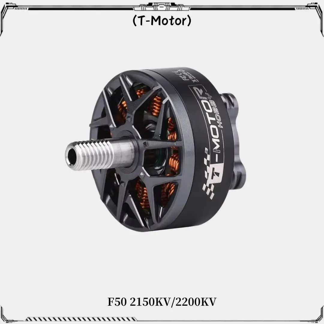 T-MOTOR F50 2150KV/2200KV 6S 5inch Brushless Motor 5mm Shaft for RC FPV Freestyle Drones DIY Parts
T-MOTOR F50 2150KV/2200KV 6S 5inch Brushless Motor 5mm Shaft for RC FPV Freestyle Drones DIY Parts