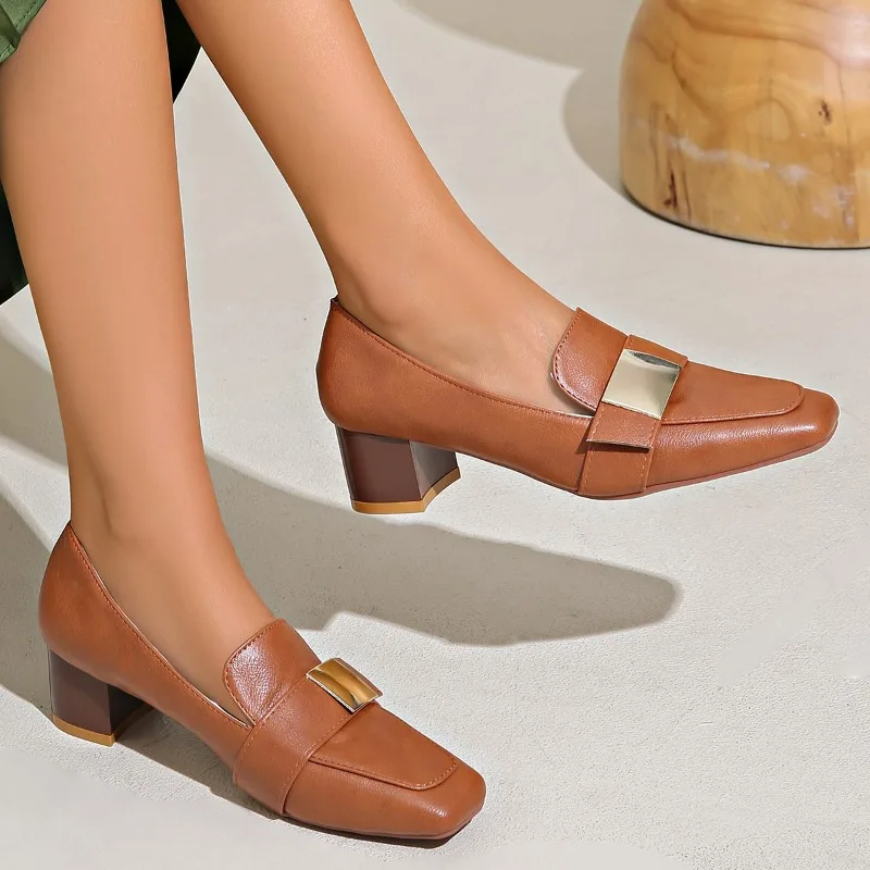 Loafers Shoes High Heels Women Sandals Summer Square Toe Dress Party New 2024 Fashion Walking Chunky Pumps Retro
Loafers Shoes High Heels Women Sandals Summer Square Toe Dress Party New 2024 Fashion Walking Chunky Pumps Retro