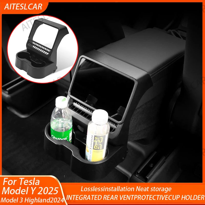 Для Tesla Model 3/Y Highland Juniper подлокотник, задний воздуховыпускной органайзер, ящик для хранения чашек, пылезащитный чехол, аксессуары для стайлинга автомобилей
Для Tesla Model 3/Y Highland Juniper подлокотник, задний воздуховыпускной органайзер, ящик для хранения чашек, пылезащитный чехол, аксессуары для стайлинга автомобилей