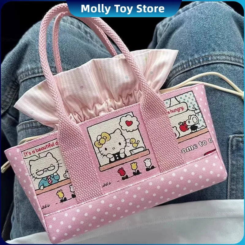 In Stock Hello Kitty Summer Series Cute Girl Handbag Makeup Storage Bag Shoulder Bag Gifts Canvas Bag Casual Versatile
In Stock Hello Kitty Summer Series Cute Girl Handbag Makeup Storage Bag Shoulder Bag Gifts Canvas Bag Casual Versatile