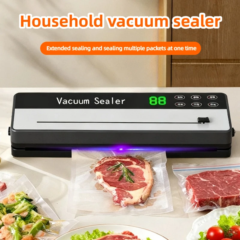 Vacuum Sealing Machine Food Vacuum Long-lasting Freshness Suitable for Vegetables Seafood and Meat Electric Sealing Machine
Vacuum Sealing Machine Food Vacuum Long-lasting Freshness Suitable for Vegetables Seafood and Meat Electric Sealing Machine