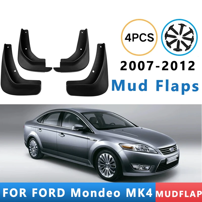Mud Flaps Fit for FORD Mondeo MK4 2007-2012 2008 2009 2010 2011 Mudguards Tire Fenders Splash Proof Accessories Wheel Guards 4ps
Mud Flaps Fit for FORD Mondeo MK4 2007-2012 2008 2009 2010 2011 Mudguards Tire Fenders Splash Proof Accessories Wheel Guards 4ps