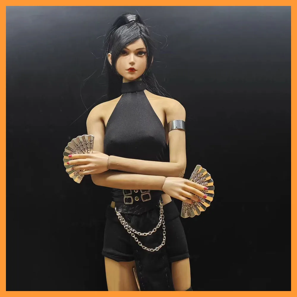 1/6 Female Soldier Black Backless Halter Vest Shorts Over-knee Socks Set with Waist Girdle for 12" Action Figure Body Model DIY
1/6 Female Soldier Black Backless Halter Vest Shorts Over-knee Socks Set with Waist Girdle for 12" Action Figure Body Model DIY