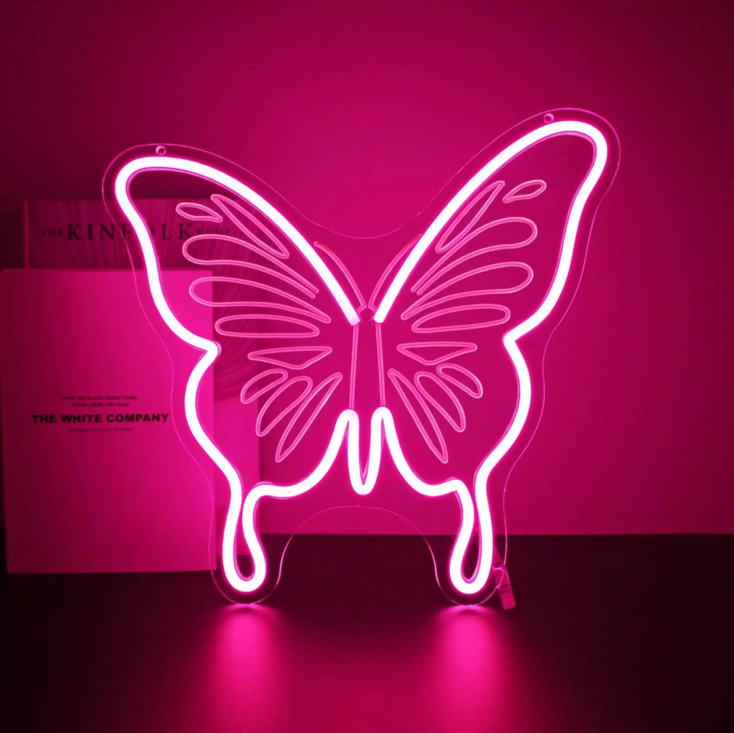 Pink LED Neon Light Sign Butterfly Neon Signs Dimmable for Bedroom Home Business Salon Club Party Bars Shop USB Power Girls Gift 
Pink LED Neon Light Sign Butterfly Neon Signs Dimmable for Bedroom Home Business Salon Club Party Bars Shop USB Power Girls Gift