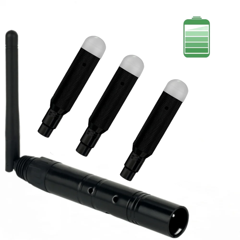 4Pcs DMX Wireless 3 Female Receivers &1 Male Transmitter Control 2.4G Dfi DJ Short version for Led Stage PAR Party Light
4Pcs DMX Wireless 3 Female Receivers &1 Male Transmitter Control 2.4G Dfi DJ Short version for Led Stage PAR Party Light