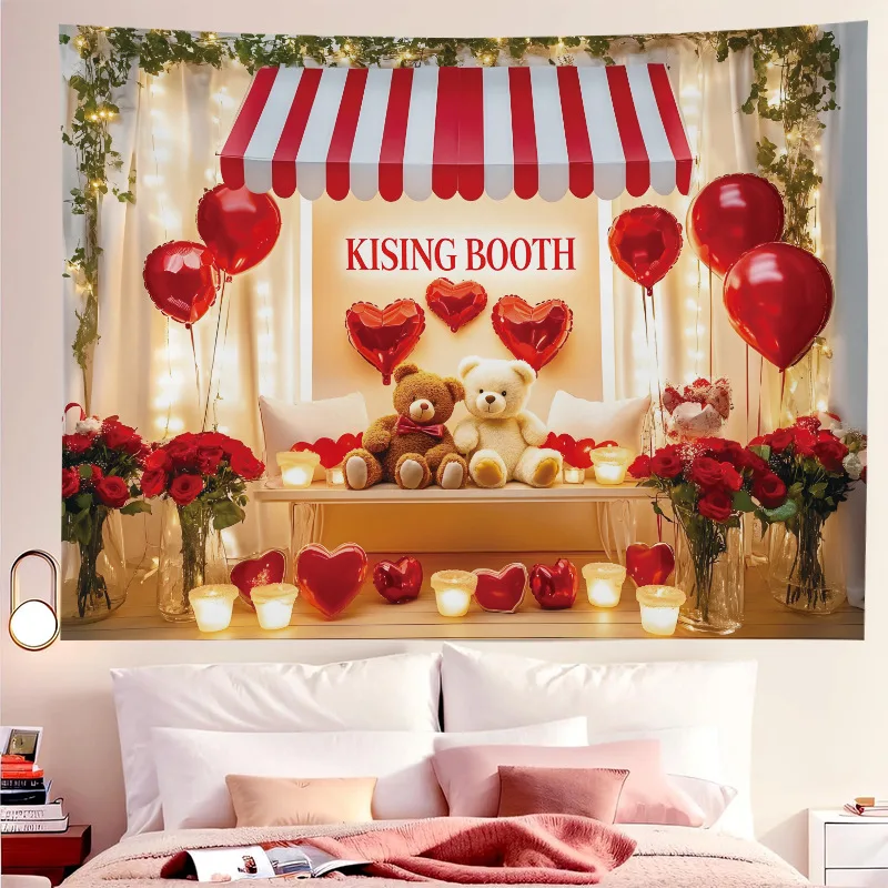 VIKAMA Гобелен на День святого Валентина, тематический гобелен для гостиной, общежития, праздничная вечеринка, украшение на стену, гобелен, домашний декор
VIKAMA Гобелен на День святого Валентина, тематический гобелен для гостиной, общежития, праздничная вечеринка, украшение на стену, гобелен, домашний декор