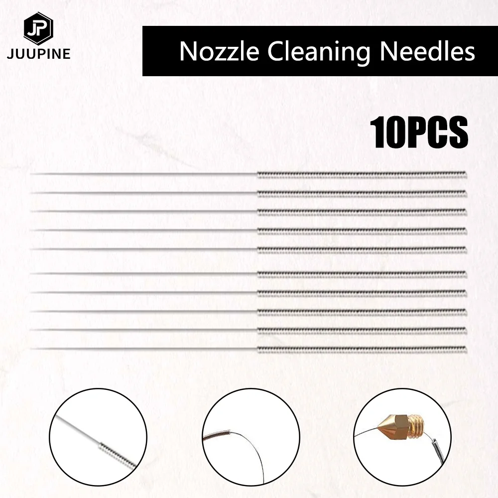 10PCS Nozzle Cleaner Cleaning Needle Tool Drill Stainless Steel Needles For Bambulab Nozzle V6 MK8 Nozzle 3D Printers Parts
10PCS Nozzle Cleaner Cleaning Needle Tool Drill Stainless Steel Needles For Bambulab Nozzle V6 MK8 Nozzle 3D Printers Parts