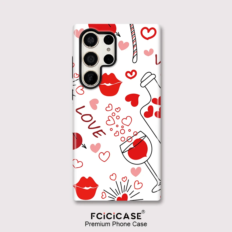 Чехол для телефона Fcicicase для Samsung Galaxy S20 FE S25 Ultra S23 S24 Plus A56 A26 A36 A16 с рисунком в виде сердца и губ, ударопрочный чехол
Чехол для телефона Fcicicase для Samsung Galaxy S20 FE S25 Ultra S23 S24 Plus A56 A26 A36 A16 с рисунком в виде сердца и губ, ударопрочный чехол