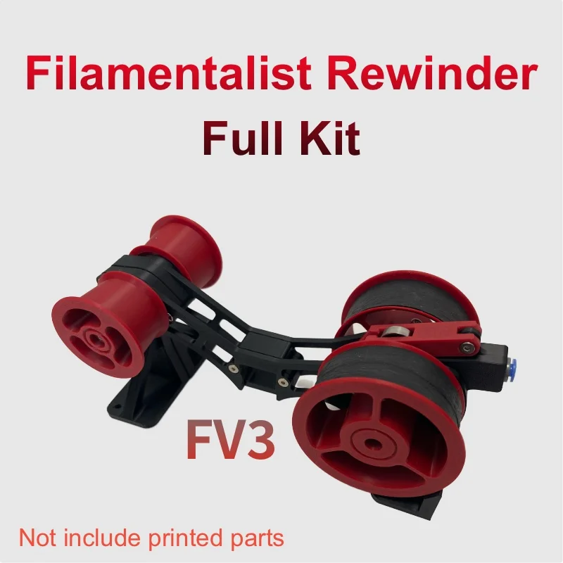 Vano3dla FV3 Kit Filamentalist V3 Полный комплект Пассивная перемотка с приводом нити Детали 3D-принтера для принтера ERCF V3 V2 MMU Voron
Vano3dla FV3 Kit Filamentalist V3 Полный комплект Пассивная перемотка с приводом нити Детали 3D-принтера для принтера ERCF V3 V2 MMU Voron
