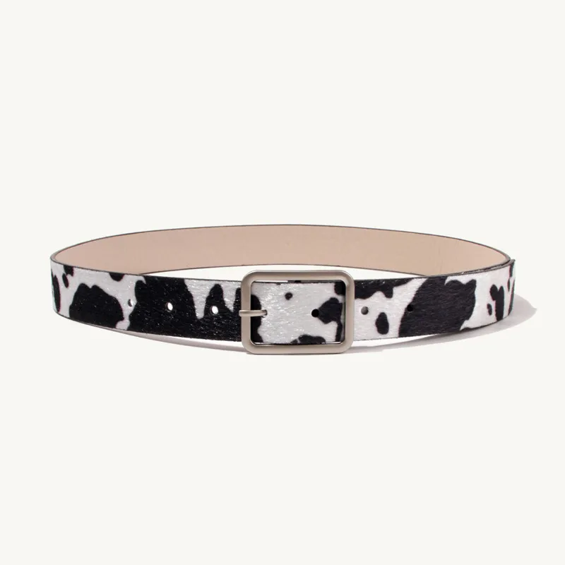 2022 PU Leather Belt For Women Square Buckle Pin Buckle Jeans Cow Pattern Belt Chic Luxury Brand Fancy Vintage Strap Female Gift
2022 PU Leather Belt For Women Square Buckle Pin Buckle Jeans Cow Pattern Belt Chic Luxury Brand Fancy Vintage Strap Female Gift