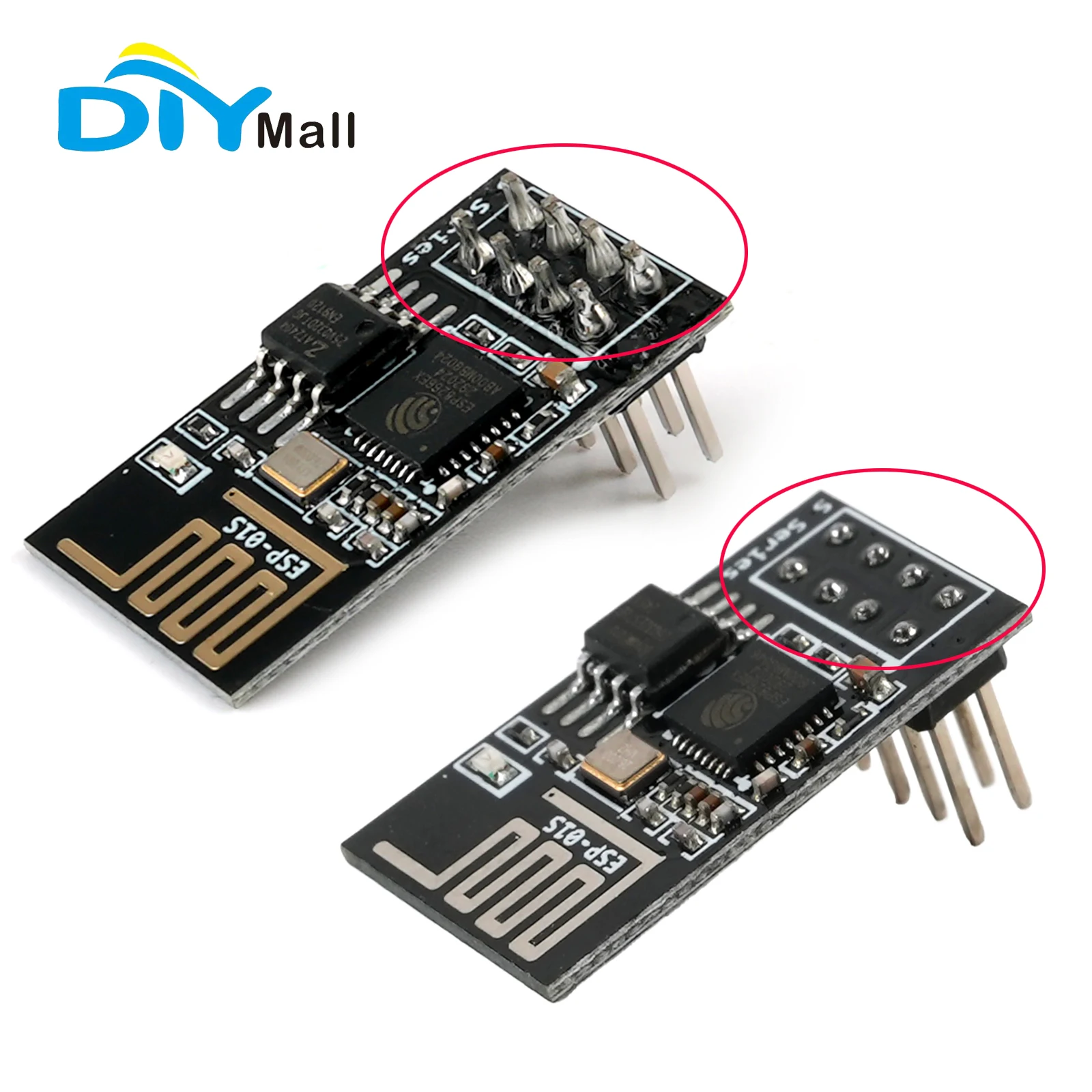 ESP-01S ESP8266 WiFi Wireless Serial Transceiver Module 4MB Flash 3.3V Wi-Fi Module