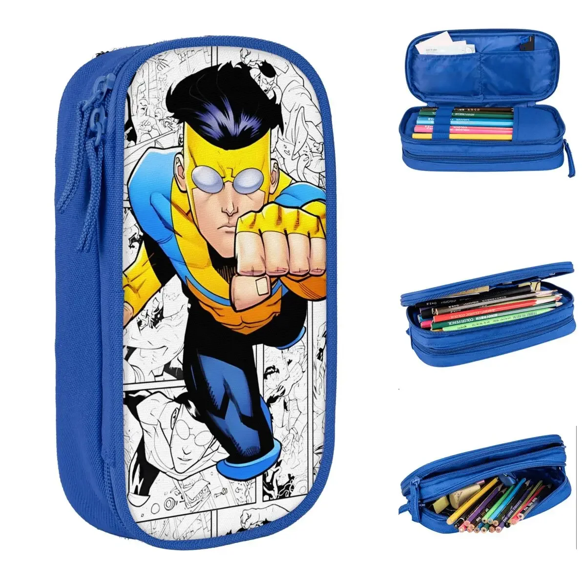 Invincible Pencil Cases Fun Hero Man Pen Pencil Bags Girls Boys Large Storage Students School Gifts Pencilcases
Invincible Pencil Cases Fun Hero Man Pen Pencil Bags Girls Boys Large Storage Students School Gifts Pencilcases