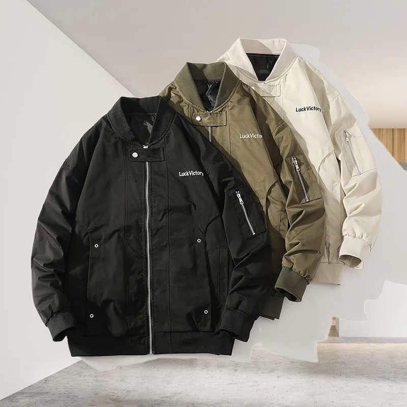 GIOIO men's jacket, solid color non-ironing casual baseball jacket, new spring and autumn fashion tops and jackets
GIOIO men's jacket, solid color non-ironing casual baseball jacket, new spring and autumn fashion tops and jackets
