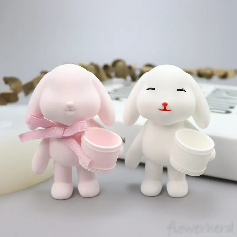 DIY Silicone Mold Rabbit Hold Bucket Ornament Gypsum Bunny Flower Holder Car Decoration Resin Craft Making Handicrafts Tool
DIY Silicone Mold Rabbit Hold Bucket Ornament Gypsum Bunny Flower Holder Car Decoration Resin Craft Making Handicrafts Tool