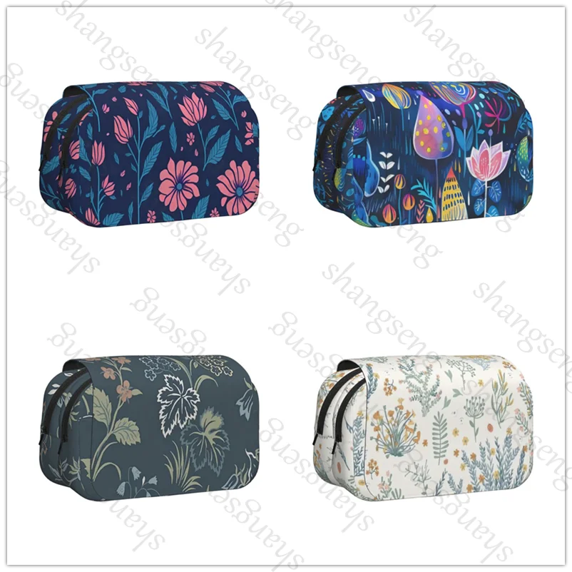 Pen case Pencil Box Double Flip School Supplies Children's Pencil Box Storage Cosmetic Bag Student Gift Retro plant leaves
Pen case Pencil Box Double Flip School Supplies Children's Pencil Box Storage Cosmetic Bag Student Gift Retro plant leaves