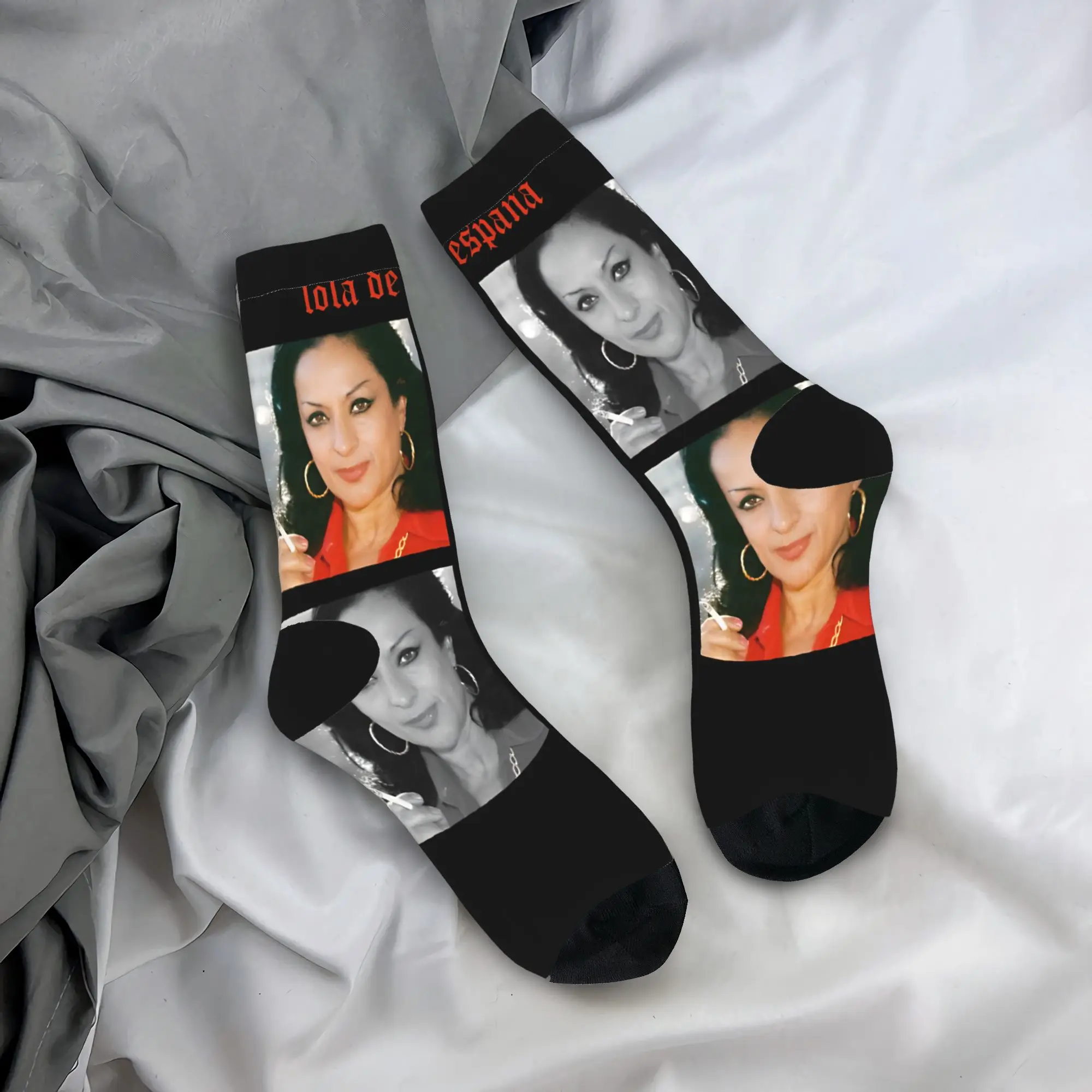 Lola Flores from Spain Socks Design Stockings Anti Bacterial Unisex Men Socks Breathable Spring Trendy Climbing Socks
Lola Flores from Spain Socks Design Stockings Anti Bacterial Unisex Men Socks Breathable Spring Trendy Climbing Socks