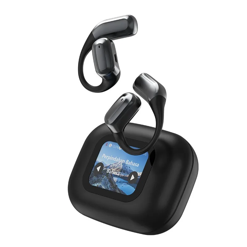 Bluetooth headset Ai intelligent translation, wireless hanging ear type ultra-long battery life color screen
Bluetooth headset Ai intelligent translation, wireless hanging ear type ultra-long battery life color screen