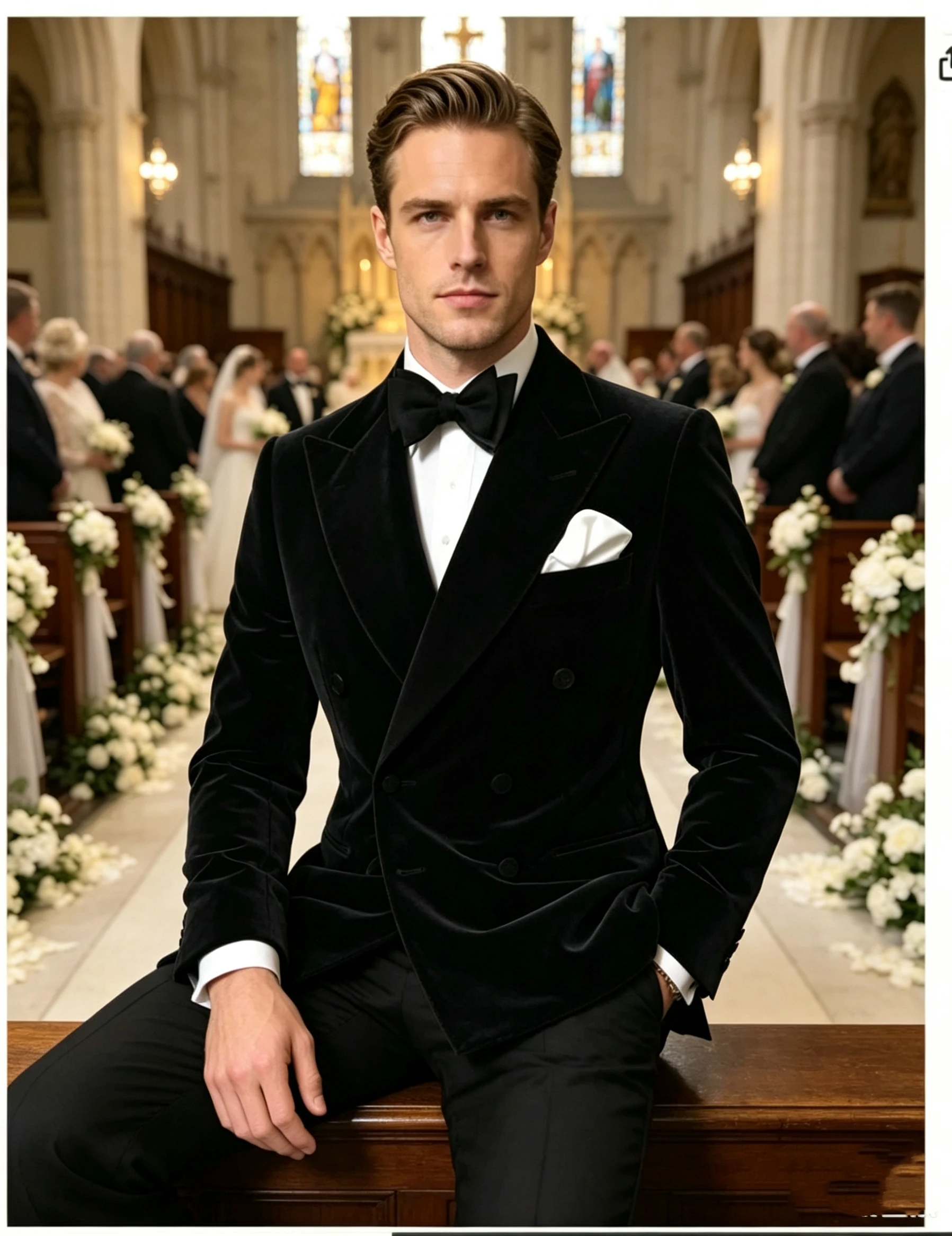 Black Velvet Smoking Jacket for Men Double Breasted Peak Lapel Slim Fit Suit Blazer for Prom Party 1 Piece Wedding Business Coat
Black Velvet Smoking Jacket for Men Double Breasted Peak Lapel Slim Fit Suit Blazer for Prom Party 1 Piece Wedding Business Coat