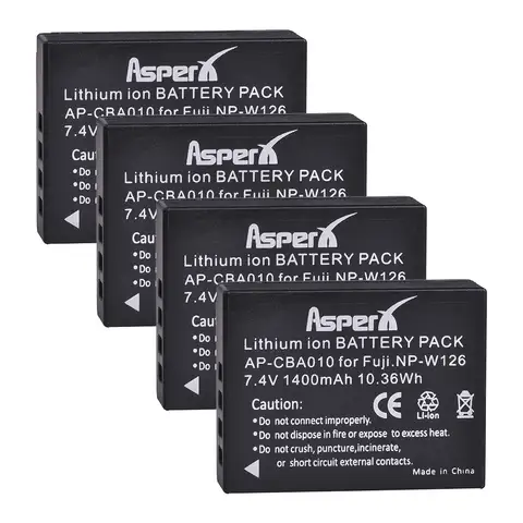 NP-W126 Bateria NPW126 NP-W126S Batteria per Fujifilm X100F X-A10 X-A7 X-A5 X-A3 X-A2 X-A1 X-E2 X-E2S X-Pro1