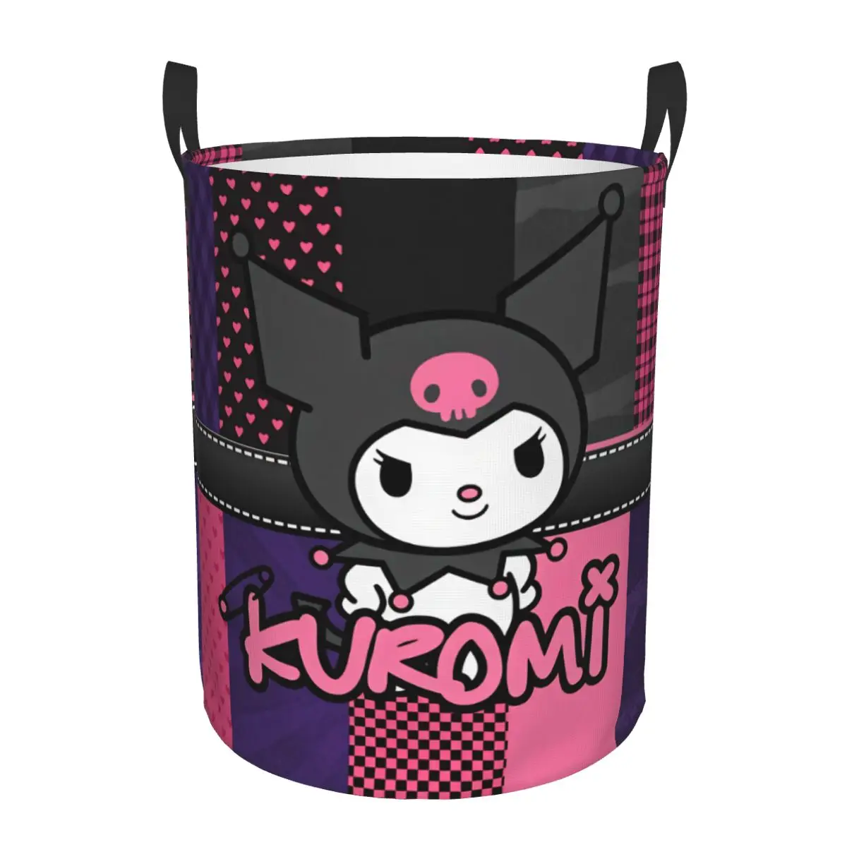 Kuromi Pink Skull Devil Wings Heart Laundry Hamper Large Storage Basket Plaid Checkerboard Men Women Laundry Organization
Kuromi Pink Skull Devil Wings Heart Laundry Hamper Large Storage Basket Plaid Checkerboard Men Women Laundry Organization