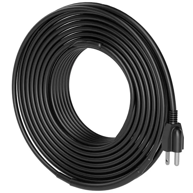 Self-Regulating Pipe Heating Cable, 50FT 5W/FT Heat Tape for Pipes, Roof Snow Melting De-icing, Gutter and Pipe Freeze Protection
Self-Regulating Pipe Heating Cable, 50FT 5W/FT Heat Tape for Pipes, Roof Snow Melting De-icing, Gutter and Pipe Freeze Protection
