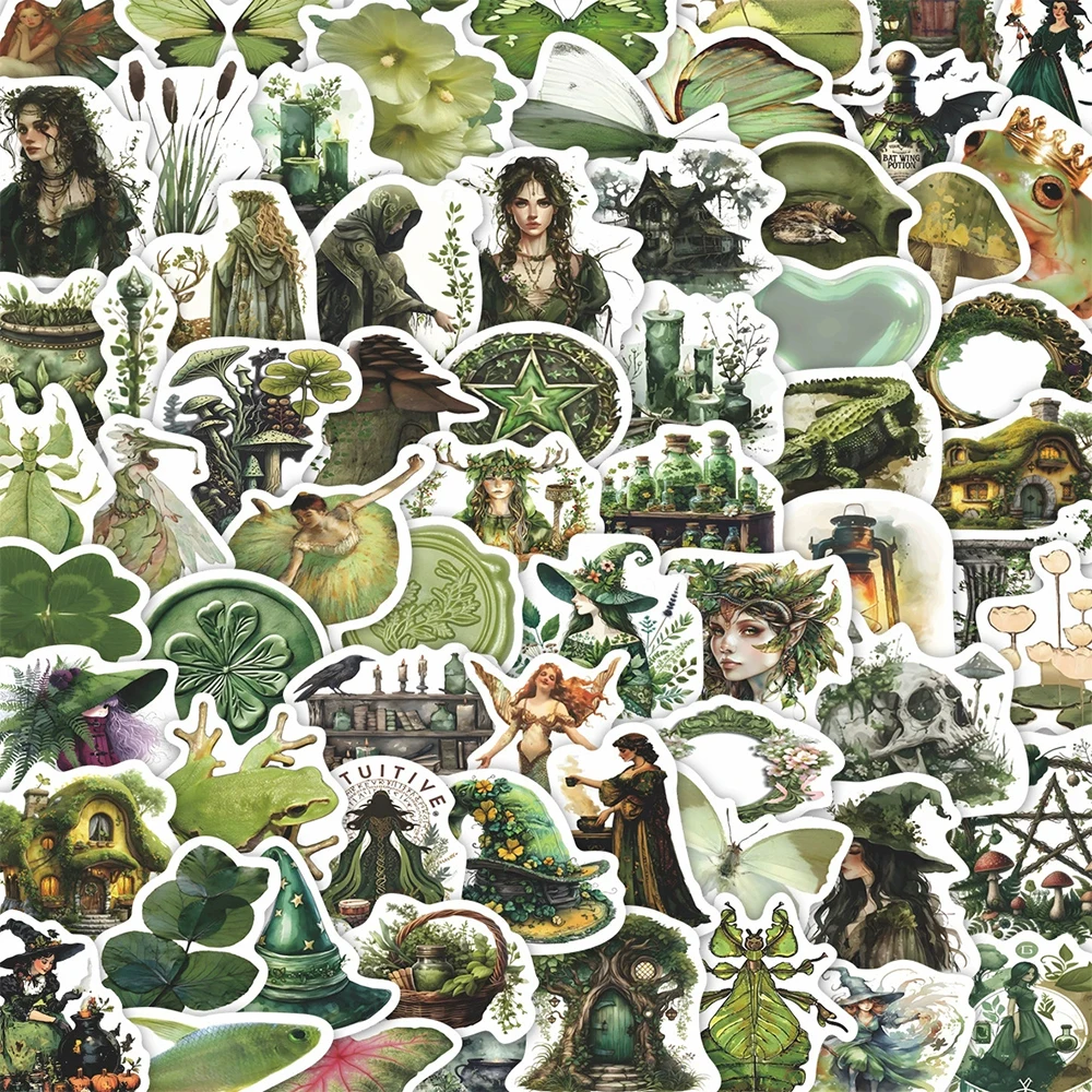 10/30/50pcs Green Gothic Forest Magic Witch Cartoon Stickers Vintage Graffiti Decals for Motorcycle Helmet Notebook Cool Sticker
10/30/50pcs Green Gothic Forest Magic Witch Cartoon Stickers Vintage Graffiti Decals for Motorcycle Helmet Notebook Cool Sticker