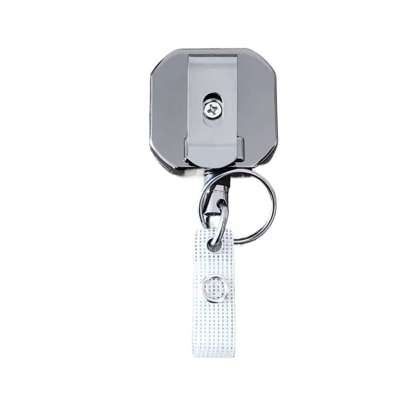 4cm Metal Plating Keychain Badge Reel Belt Keys Holder Clip Polished Badge Reels Key Ring Outdoor Fishing Pass Card Clip
4cm Metal Plating Keychain Badge Reel Belt Keys Holder Clip Polished Badge Reels Key Ring Outdoor Fishing Pass Card Clip