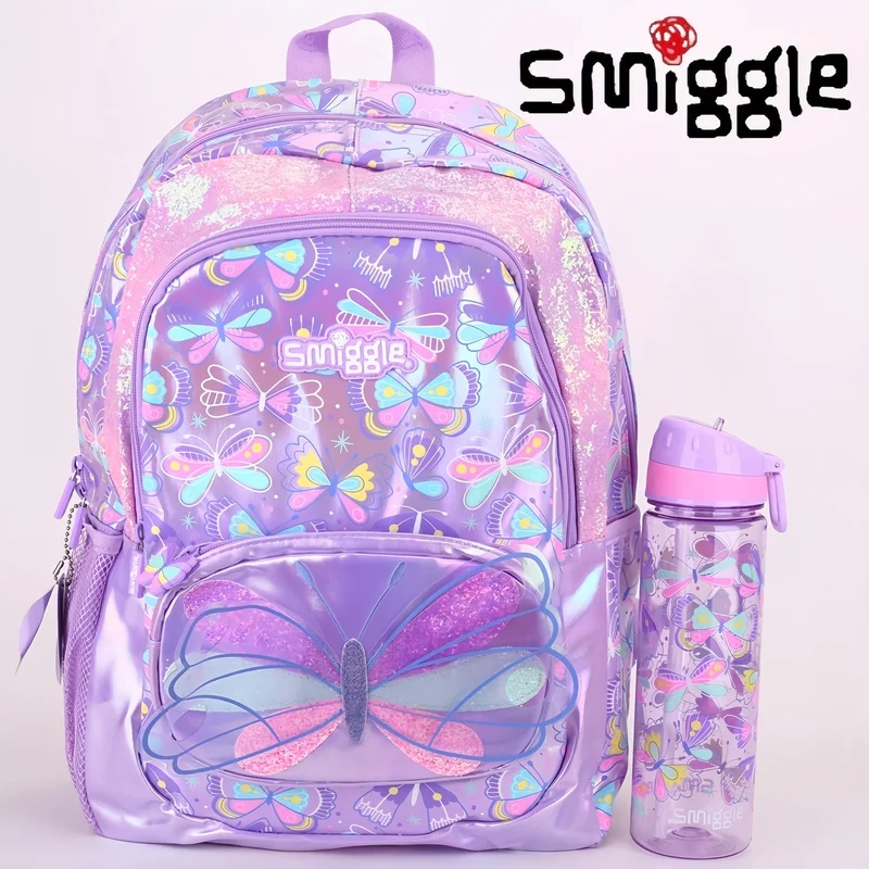 Оригинальный рюкзак Smiggle для учеников начальной школы большой емкости, ультратонкий, облегчающий вес, канцелярские принадлежности в стиле бабочки, рюкзак для девочек
Оригинальный рюкзак Smiggle для учеников начальной школы большой емкости, ультратонкий, облегчающий вес, канцелярские принадлежности в стиле бабочки, рюкзак для девочек