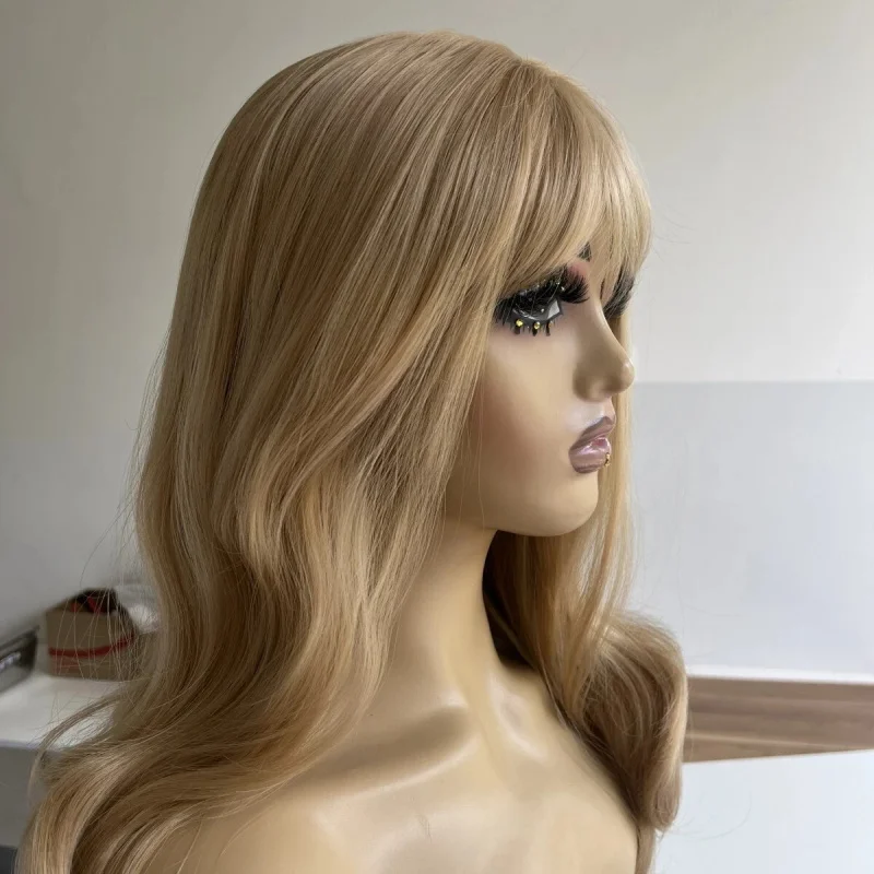 Blonde Human Hair Heat Resistant Cosplay Party Wig Women Long 24in
Blonde Human Hair Heat Resistant Cosplay Party Wig Women Long 24in